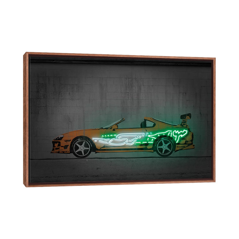 « Supra » par octave Mielu-impression d’art graphique, Pas de tapis, H 40 po x l 60 po x 1,5 po, Cadre bois classique