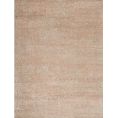 Amour Hand Knotted Area Rug in Pink
