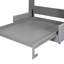 Queen Size Bed Grey - Functional With Storage And Integration For Queen, Multifunctional Storage, Maximize Space Efficiency In Small Apartments-121098441