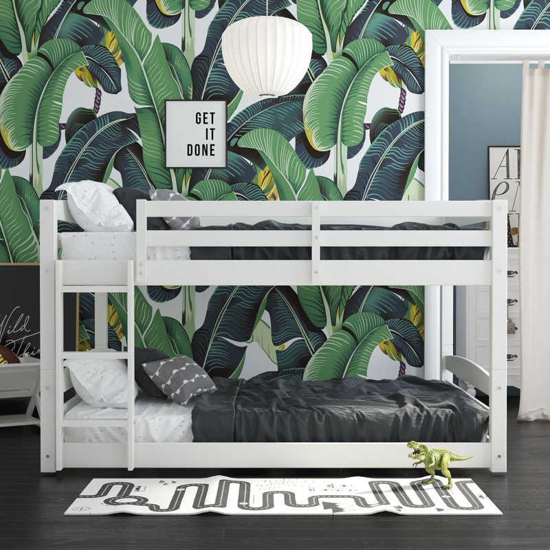 Lit superposé standard Cvyatko par Harriet Bee, Blanc, Double sur double