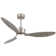 Loritta 52'' 3 - Blade Large Indooor Ceiling Fan With Light Kit and Remote, 3 LED Colors, 6 Speed Noiseless DC Motor, Timer