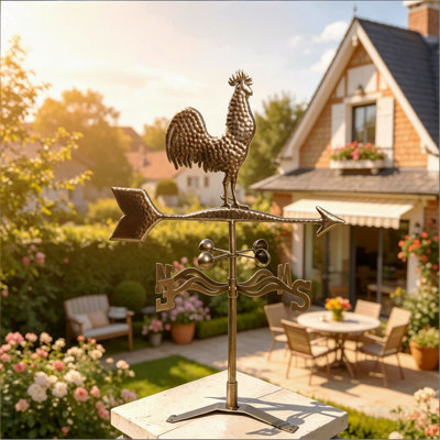 Roof Mount Wind Direction Indicator,Classic Weather Vanes,Rooster Weathervane
