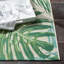 Tapis intérieur / extérieur à motif floral vert / bleu sarcelle Ivanna-1499319481