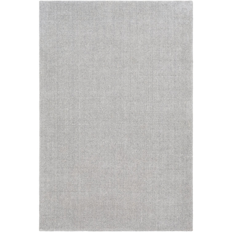 Dingman Hand-Tufted Wool Gray Area Rug