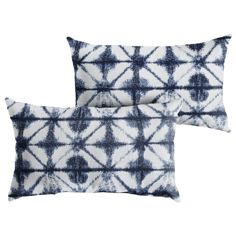 Coussin intérieur / extérieur Eveling, Bleu