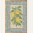 Capri Mediterranean Lemon Zest Non-Slip Cotton Kitchen Mat - Area Rug