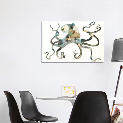Octo 1 Piece Wrapped Canvas Painting