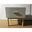 Table de chevet blanche avec tiroir et support en pin massif, conception simple pour les espaces de vie des chambres à coucher, pieds de style