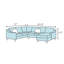 Braidwood Upholstered U-Shaped Sectional Right Hand Facing