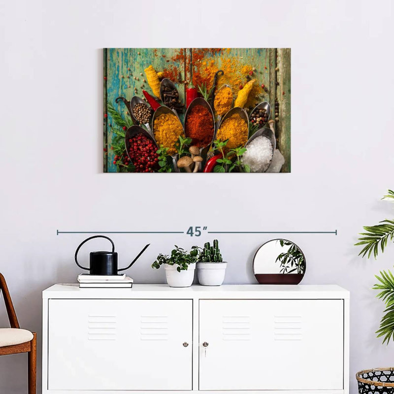 Yarlin Asian Spices, 20" H x 30" W