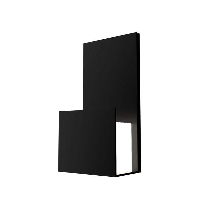 1 - Light LED Flush Mounted Sconce, Maple, 3500K