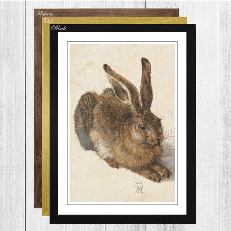 Albrecht Dürer - Single Picture Frame Print, Oak