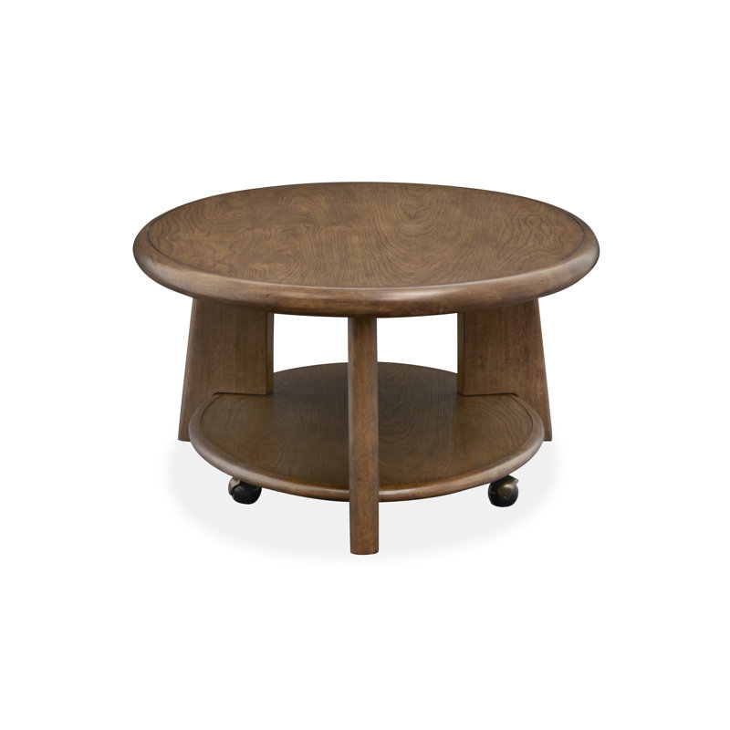 Fyfe Oval Cocktail Table With Casters
