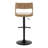 Ciaran Adjustable Bar Stool With Rounded T Footrest