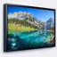«Lake Oeschinen Suisse», photographie encadrée sur toile-26695101