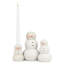Porte-bougie Happy Snowman