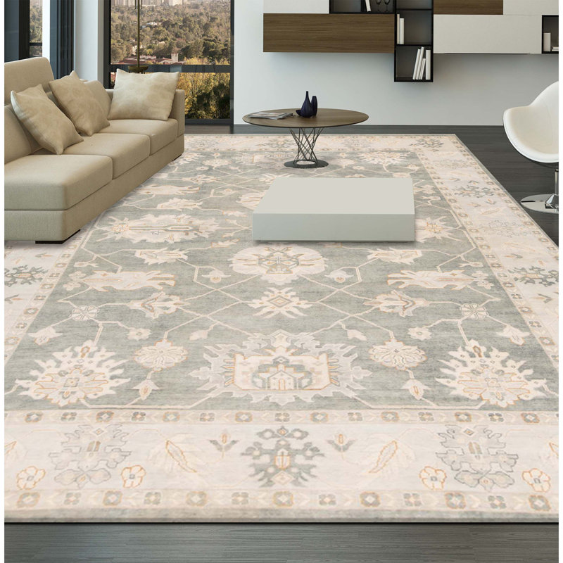 Smynra Oushak One-of-a-Kind Rectangle 10'1" X 14'9" Area Rug