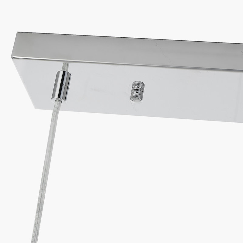 Abrie 3 - Light Steel Pendant