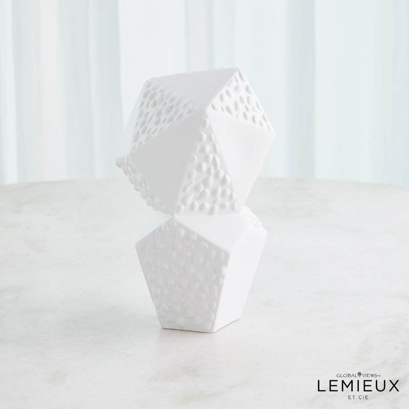 Les Facettes Sculpture, Matte White