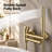 Wall Mount Tub Faucet with Handheld Shower, 90° Rotatable Spout Bathtub Tap-109767566