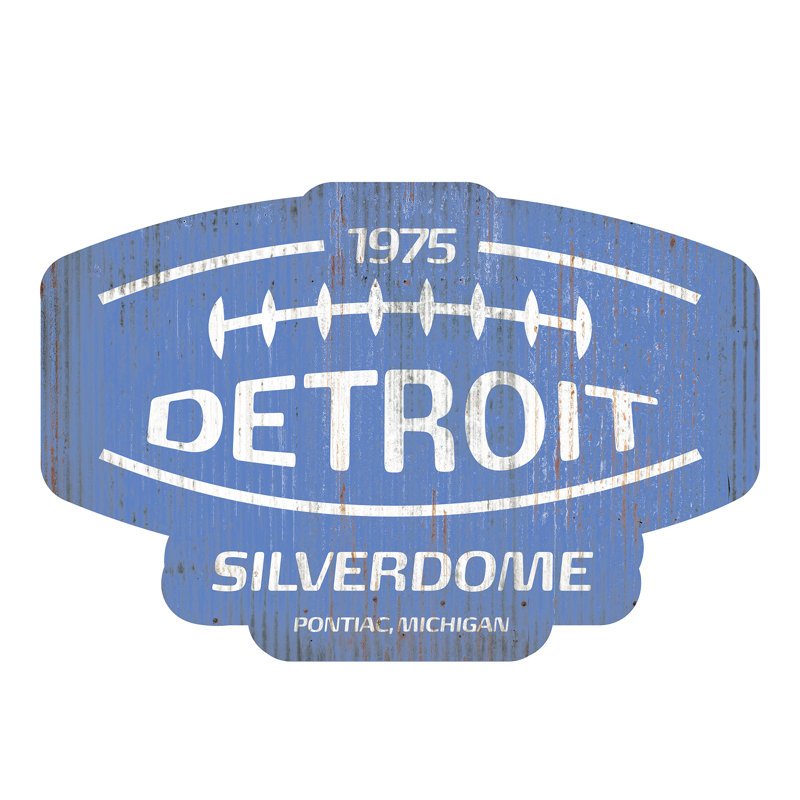 Pontiac Silverdome, impression sur métal