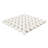 Calabria Frost Gold Geometric 13 in. x 13 in. Polished Marble Mosaic Floor and Wall Tile-50784519