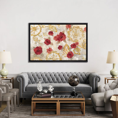 " Elegant Fresco Red Gold " by Silvia Vassileva