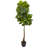 64'' Faux Fiddle Leaf Fig Tree in Stone Pot