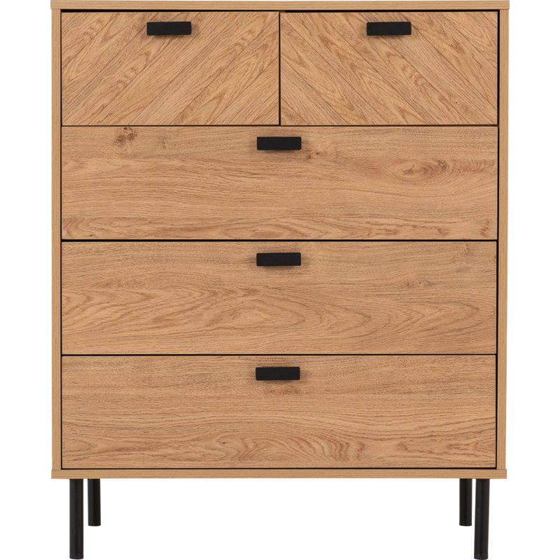 Nathainel - Two Over Three Drawer Chest
