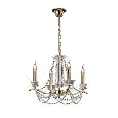 Valley 4 - Light Candle Style Chandelier