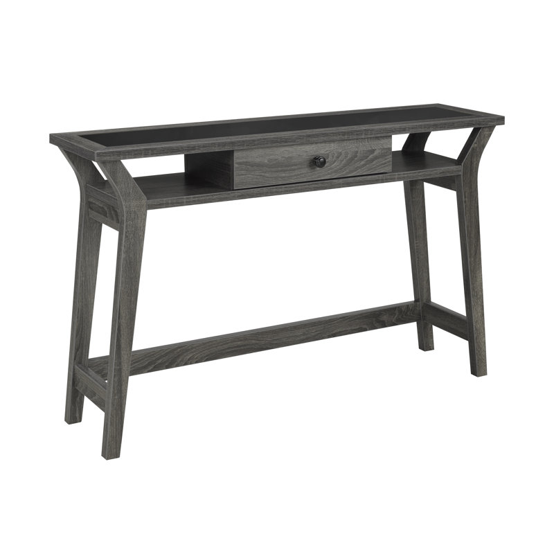 Console avec rangement, gris