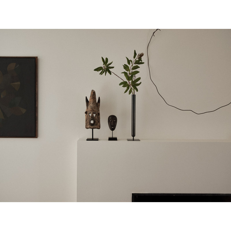 Stance Brass Table Vase, 15.7" H x 4.3" W x 4.3" D
