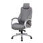 Fauteuil de direction Kelly à dossier cousu gris Caressoftplus-117561223