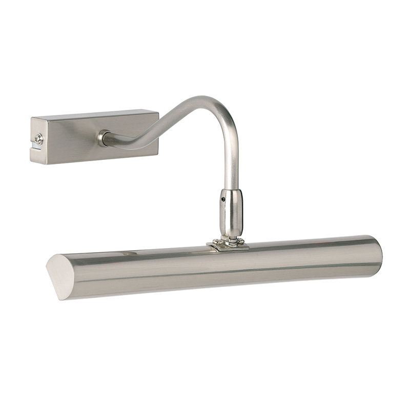 2 - Light Wall Mounted Picture Light, Satin Chrome Effect Plated
