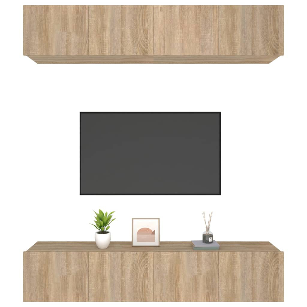 4x TV Wandschrank Finan Wohnwand HiFi Lowboard Hängeschrank mehrere Auswahl