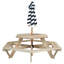 Hillegierd Kids 2 Piece Solid Wood Hexagonal and Chair Set