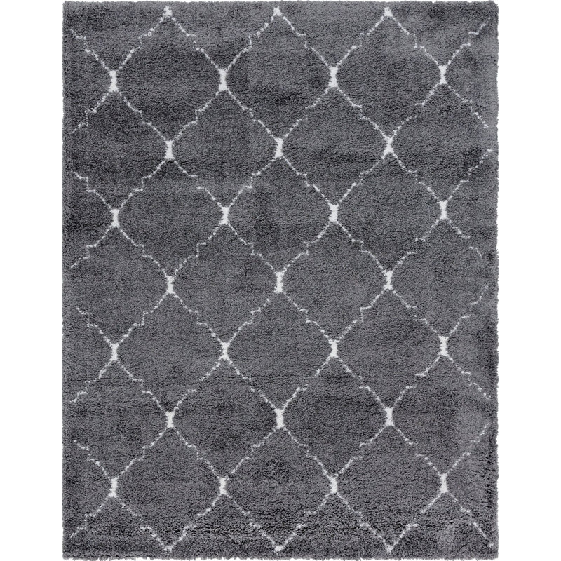 Moroccan Shag Oriental Indoor Rug, Rectangle 8' x 10'