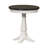 Colburn Round Wooden Pedestal End Table