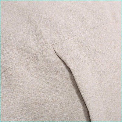 Fauteuil à billes cylindrique 6,5 pi Zeon - Naturel avec rayures brun clair | Allongé | Tissu