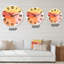 Minimal élémentaire organique et géométrique compostions XIXème - horloge murale moderne-59914397