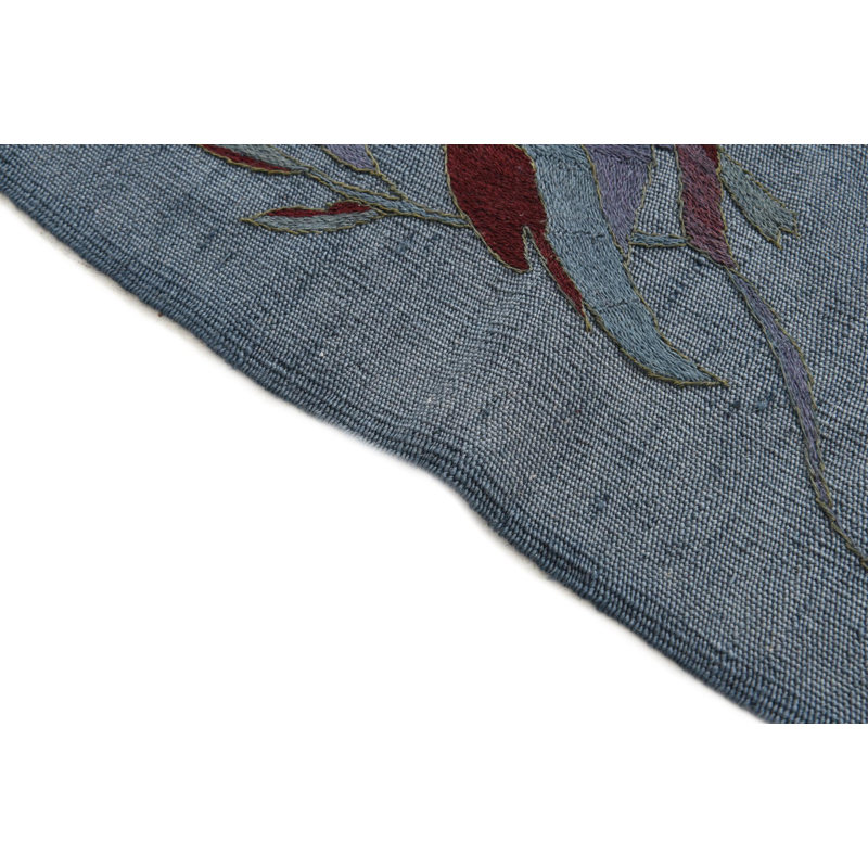Tapis gris graphite 4 x 6 Pinkerton
