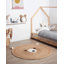 Round Picadilly Animal Print Hand Tufted 120cm X 120cm Area Rug