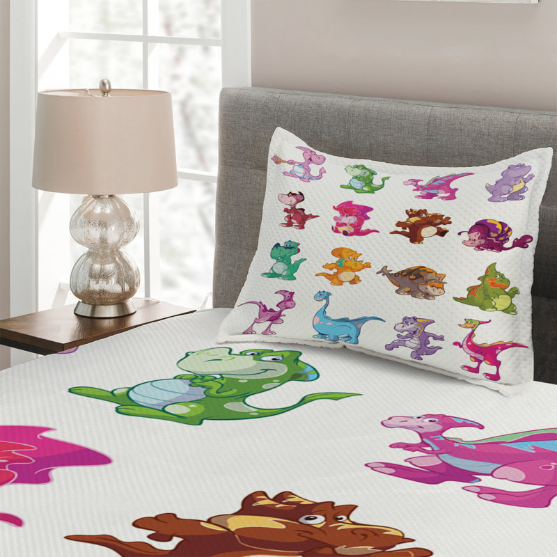 Polyester Coverlet, Twin Bedspread + 1 Sham
