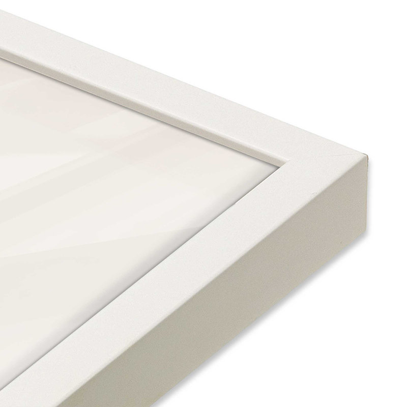 Motif de fleurs lunaires, Blanc opaque, H 15 po x l 15 po