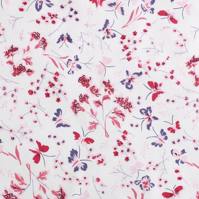 Betsey Johnson Printed Novelty Sheet Sets, Twin Sheet Set with 1 Standard Pillowcase, Mystic Garden Pink