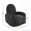 Fauteuil inclinable et pivotant 360 °-1684147470