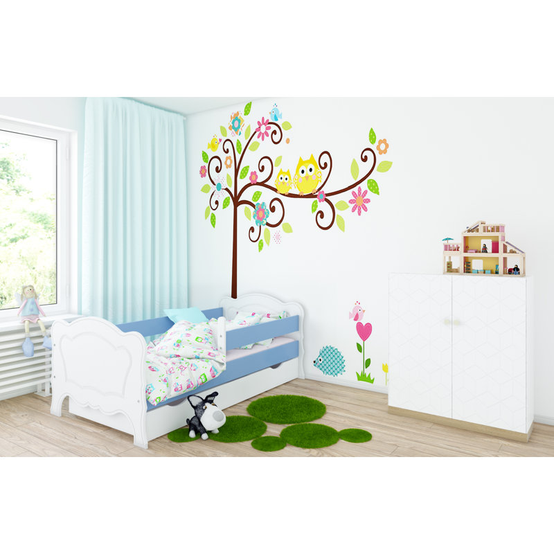 Lawson Cabin Bed with Storage Included, Blue, 70 x 140 cm