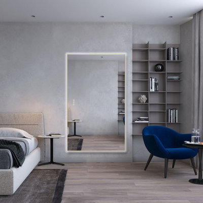 Metal Flat Wall Mirror