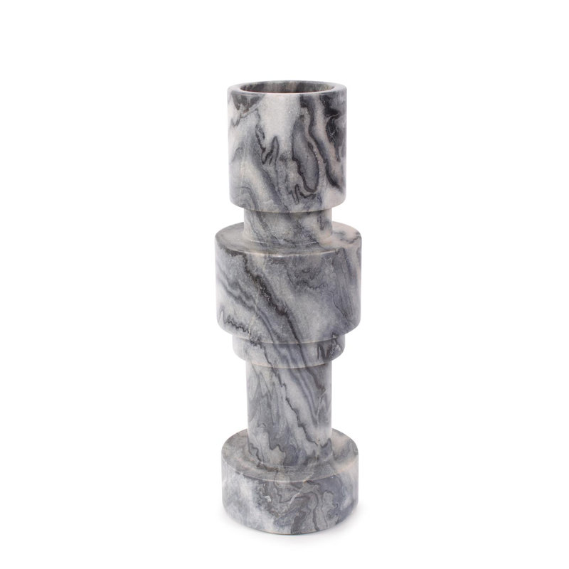 Porte-bougie en marbre Modern Gregson, Haut