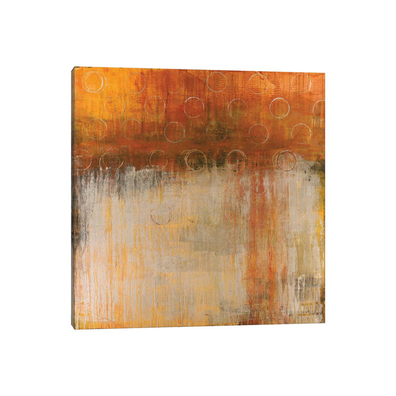 Gold Coins by Liz Jardine - Wrapped Canvas Painting, 30.48 cm H x 30.48 cm W